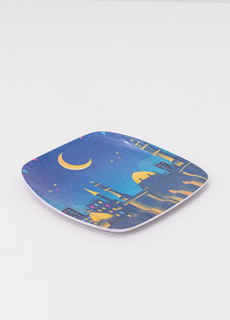 Bright Designs Melamine Square Side Plate (L 22cm W 22cm) 7aretna