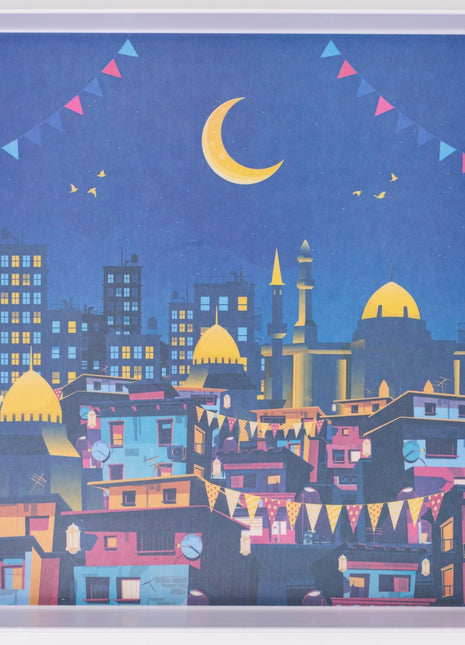 Bright Designs Melamine Matt Square Tray (L 38cm W 38cm)7aretna