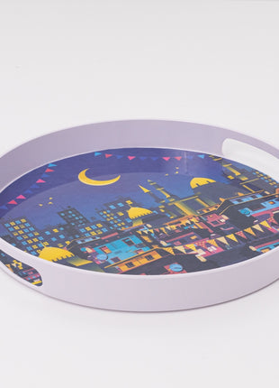 Bright Designs Melamine Round Tray (D 38cm)7aretna