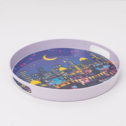 Bright Designs Melamine Round Tray (D 38cm)7aretna