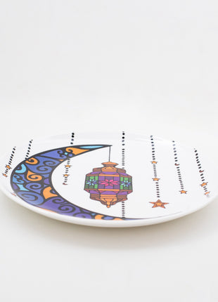 Bright Designs Melamine Dinner Plate (D 26cm) Ramadan Lantern