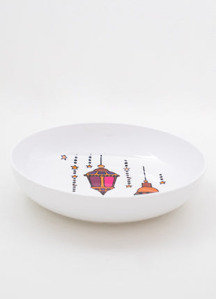 Bright Designs Melamine Deep Dish (D 22cm H 5cm) Ramadan Lantern