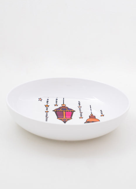Bright Designs Melamine Deep Dish (D 22cm H 5cm) Ramadan Lantern