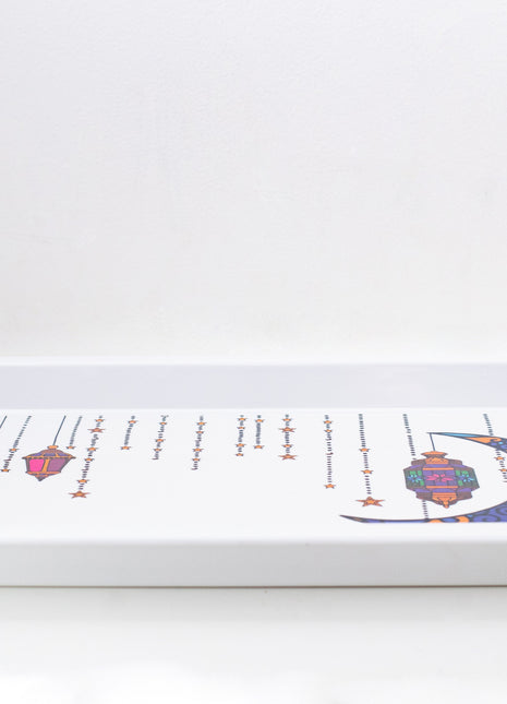 Bright Designs Melamine Rectangle Tray (L 55cm W 35cm) Ramadan Lantern