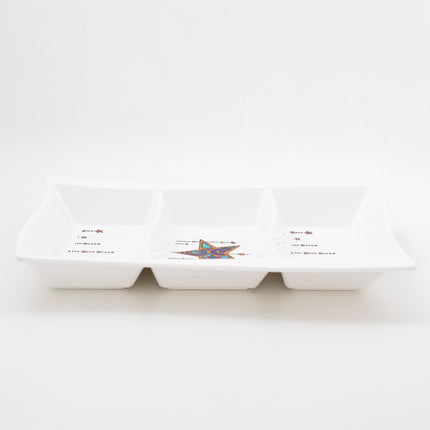 Bright Designs Melamine Savory Tray (L 30cm W 19cm H 3cm) Ramadan Lantern