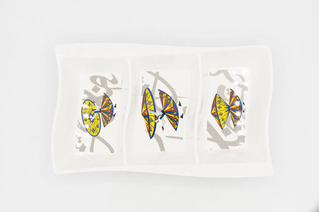 Bright Designs Melamine Savory Tray (L 30cm W 19cm H 3cm) Tanoura