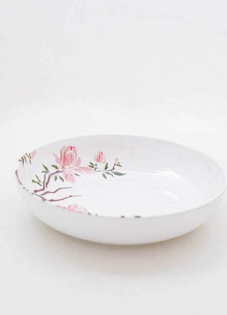 Bright Designs Melamine Deep Dish 
Set of 6 (D 22cm H 5cm) Cherry Blossom