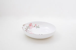Bright Designs Melamine Deep Dish 
Set of 6 (D 22cm H 5cm) Cherry Blossom