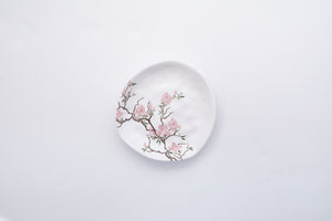 Bright Designs Melamine Matt Side Plate 
Set of 6 (16cm) Cherry Blossom