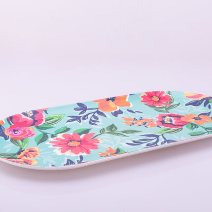 Bright Designs Melamine Serving Platter 
Set of 2 (L 52cm W 26cm) Bloom