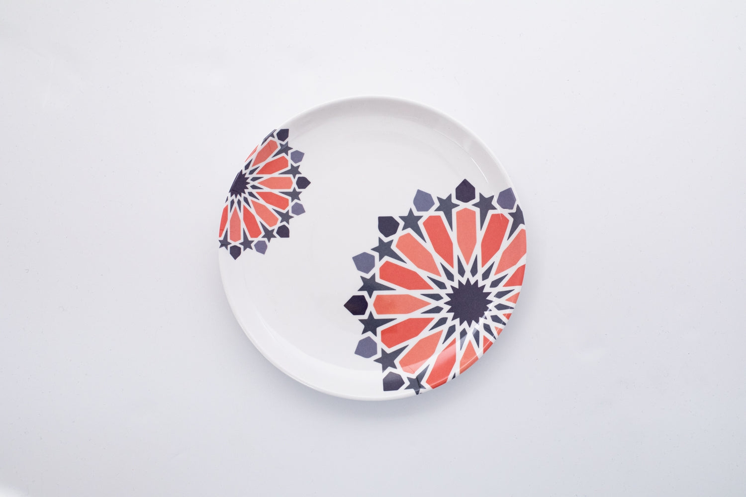 Bright Designs Melamine Side Plate
Set of 6 (D 22cm)  Arabic Arts