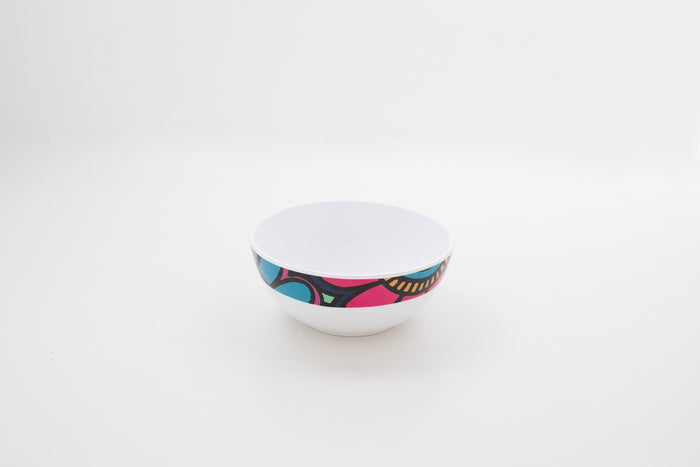Bright Designs Melamine Bowl 
Set of 6 (D 14cm H 6cm)  Paisley