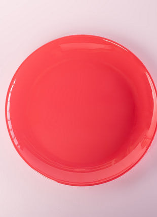 Bright Designs Melamine Dinner Plate 
Set of 6 (D 26cm) Coral