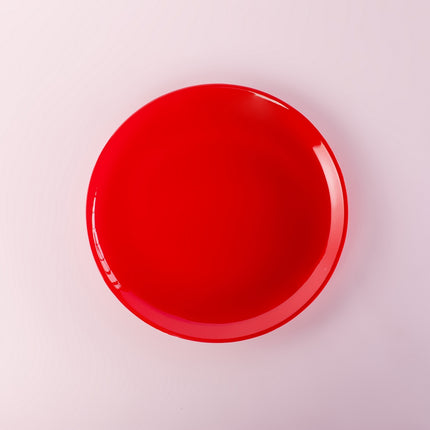 Bright Designs Melamine Side Plate
Set of 6 (D 22cm)  Red