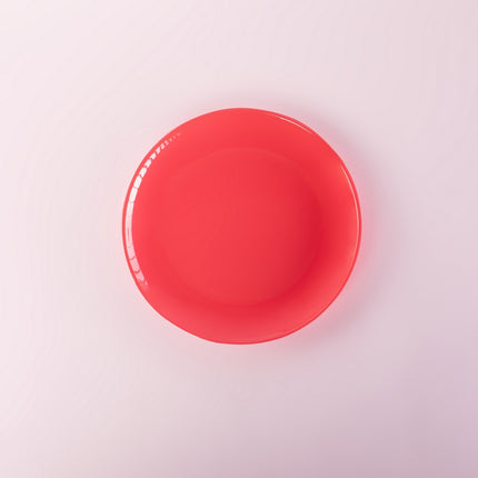 Bright Designs Melamine Small Plate 
Set of 6 (D 18cm)  Coral