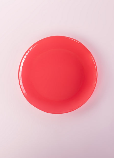 Bright Designs Melamine Small Plate 
Set of 6 (D 18cm)  Coral