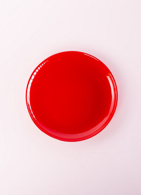 Bright Designs Melamine Small Plate
Set of 6 (D 18cm)  Red
