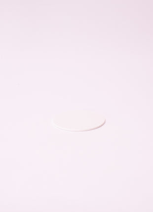 Bright Designs Melamine Coaster 
Set of 10 (D 10cm) White