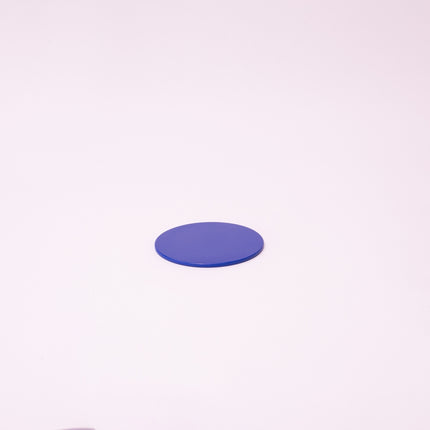 Bright Designs Melamine Coaster 
Set of 10 (D 10cm) Royal Blue