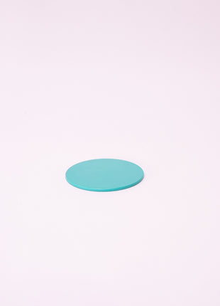 Bright Designs Melamine Coaster 
Set of 10 (D 10cm) Teal
