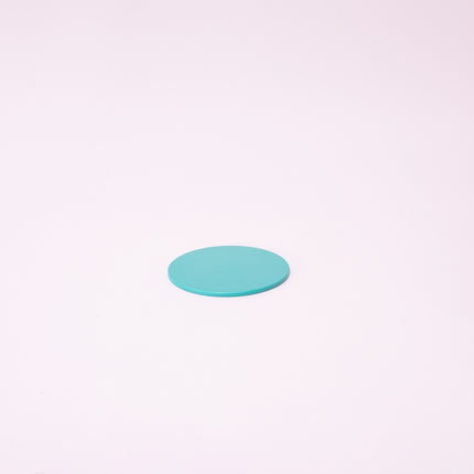 Bright Designs Melamine Coaster 
Set of 10 (D 10cm) Teal