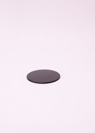 Bright Designs Melamine Coaster 
Set of 10 (D 10cm) Black