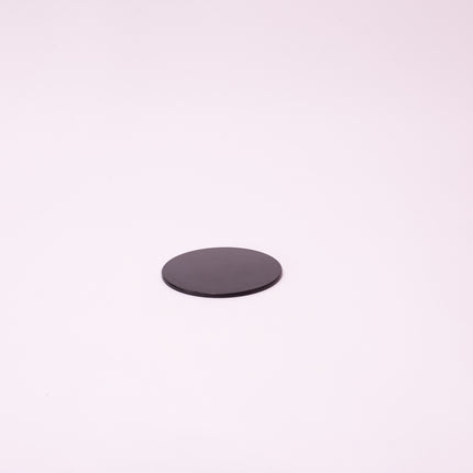 Bright Designs Melamine Coaster 
Set of 10 (D 10cm) Black