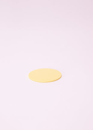 Bright Designs Melamine Coaster 
Set of 10 (D 10cm) Yellow