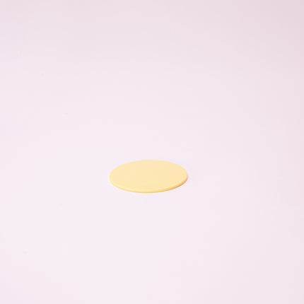 Bright Designs Melamine Coaster 
Set of 10 (D 10cm) Yellow