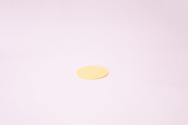 Bright Designs Melamine Coaster 
Set of 10 (D 10cm) Yellow