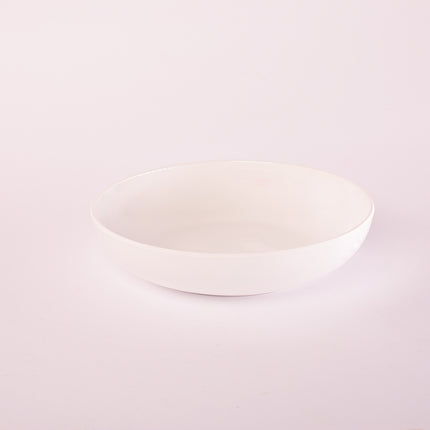 Bright Designs Melamine Deep Dish 
Set of 6 (D 22cm H 5cm) White