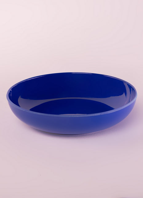 Bright Designs Melamine Deep Dish 
Set of 6 (D 22cm H 5cm) Royal Blue