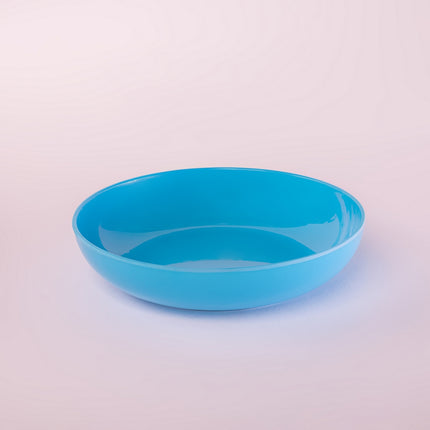 Bright Designs Melamine Deep Dish 
Set of 6 (D 22cm H 5cm) Light Blue