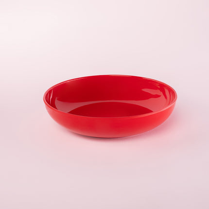 Bright Designs Melamine Deep Dish 
Set of 6 (D 22cm H 5cm) Red