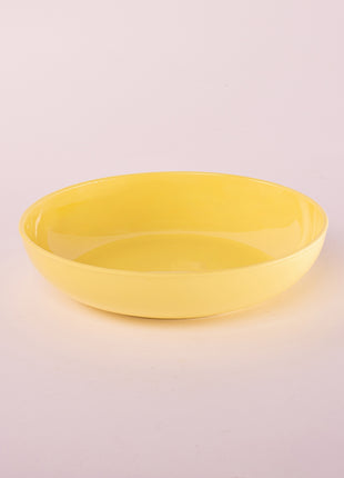 Bright Designs Melamine Deep Dish 
Set of 6 (D 22cm H 5cm) Yellow