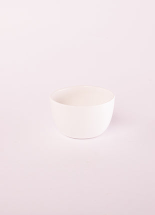 Bright Designs Melamine Small Bowl 
Set of 6 (D 10cm H 6cm) White
