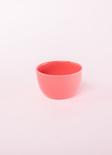 Bright Designs Melamine Small Bowl 
Set of 6 (D 10cm H 6cm) Coral