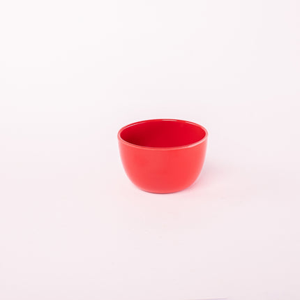 Bright Designs Melamine Small Bowl 
Set of 6 (D 10cm H 6cm) Red