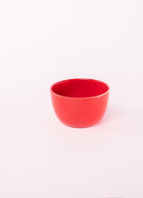 Bright Designs Melamine Small Bowl 
Set of 6 (D 10cm H 6cm) Red