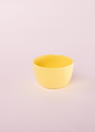 Bright Designs Melamine Small Bowl 
Set of 6 (D 10cm H 6cm) Yellow