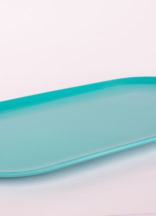 Bright Designs Melamine Serving Platter 
Set of 2 (L 52cm W 26cm) Teal