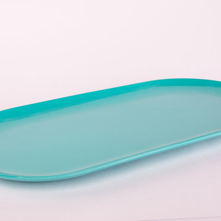 Bright Designs Melamine Serving Platter 
Set of 2 (L 52cm W 26cm) Teal