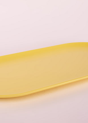 Bright Designs Melamine Serving Platter 
Set of 2 (L 52cm W 26cm) Yellow
