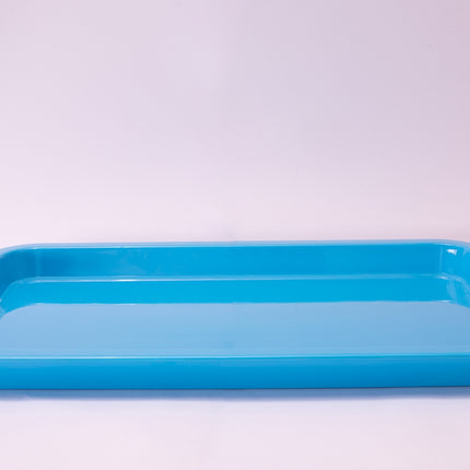 Bright Designs Melamine Rectangle Tray 
Set of 1 (L 55cm W 35cm) Light Blue