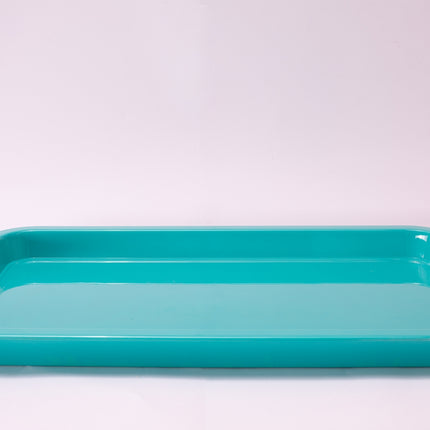 Bright Designs Melamine Rectangle Tray 
Set of 1 (L 55cm W 35cm) Teal