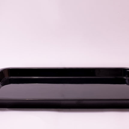 Bright Designs Melamine Rectangle Tray 
Set of 1 (L 55cm W 35cm) Black