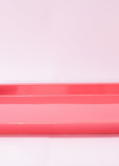 Bright Designs Melamine Rectangle Tray 
Set of 1 (L 55cm W 35cm) Coral