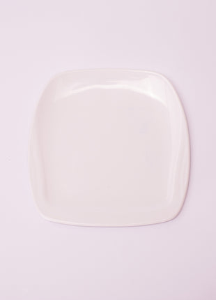 Bright Designs Melamine Small Plate 
Set of 6 (L 18cm W 18cm) White
