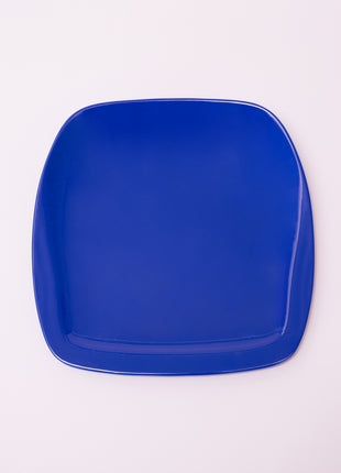 Bright Designs Melamine Small Plate 
Set of 6 (L 18cm W 18cm) Royal Blue