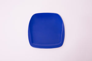 Bright Designs Melamine Small Plate 
Set of 6 (L 18cm W 18cm) Royal Blue